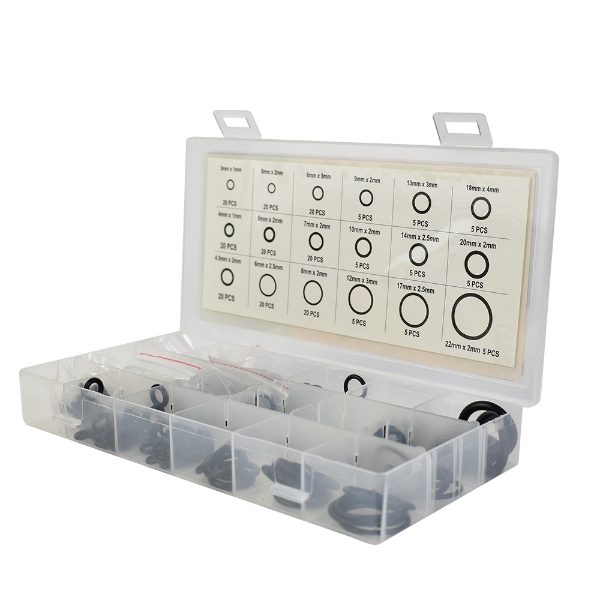 Metric Nitrile O-Ring Assortment Washer Kit (225 Pieces)