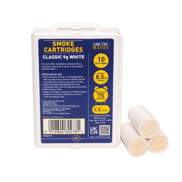 9g White Smoke Cartridges (Pack of 10)