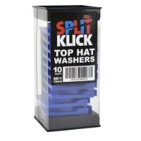 Split Klick Top Hat Washers Pack of 10
