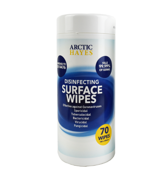 Disinfecting Surface Wipes (Tub of 70)
