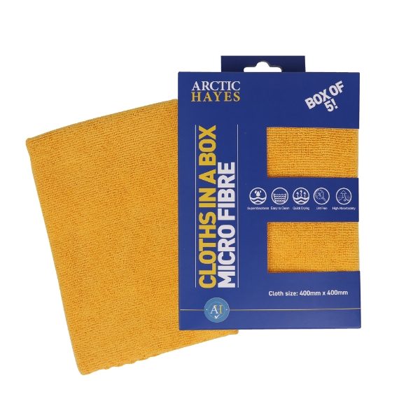 Microfibre Cloth Wipes - Box of 5